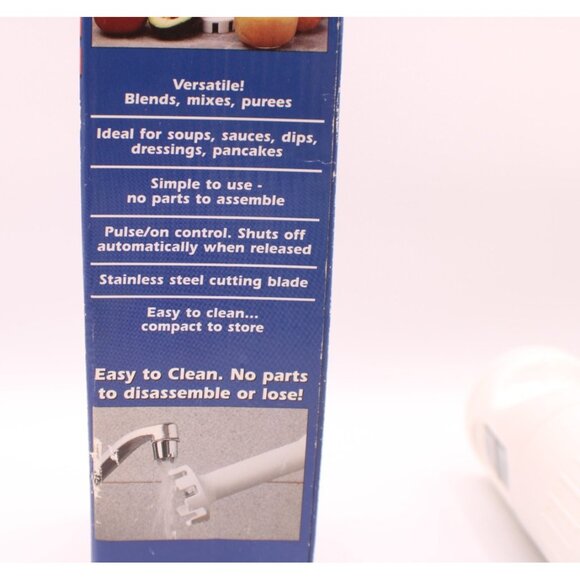 NEW Rival Ultra Blend 2-Speed Hand Blender Model 951 White Shakes Puree Smoothie - Picture 9 of 9